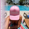 image:imageFunky Junque Premium Mesh Snapback Trucker Hat  Stylish Comfort for All  Patriotic Humor amp MoreBirdie  Light Pink