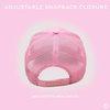 image:imageFunky Junque Premium Mesh Snapback Trucker Hat  Stylish Comfort for All  Patriotic Humor amp MoreBirdie  Light Pink