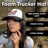 image:imageFunky Junque Premium Mesh Snapback Trucker Hat  Stylish Comfort for All  Patriotic Humor amp MoreButterfly  BlackWhite