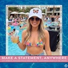 image:imageFunky Junque Premium Mesh Snapback Trucker Hat  Stylish Comfort for All  Patriotic Humor amp MoreButterfly  White