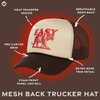 image:imageFunky Junque Premium Mesh Snapback Trucker Hat  Stylish Comfort for All  Patriotic Humor amp MoreEasy Tiger  BrownBeige