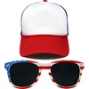 image:imageFunky Junque Premium Mesh Snapback Trucker Hat  Stylish Comfort for All  Patriotic Humor amp MoreHat RedWhiteBlue  Sunglasses Usa