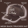 image:imageFunky Junque Premium Mesh Snapback Trucker Hat  Stylish Comfort for All  Patriotic Humor amp MoreHello Darlin  Brown