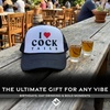 image:imageFunky Junque Premium Mesh Snapback Trucker Hat  Stylish Comfort for All  Patriotic Humor amp MoreI Love Cock Tails BlackWhite