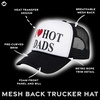 image:imageFunky Junque Premium Mesh Snapback Trucker Hat  Stylish Comfort for All  Patriotic Humor amp MoreI Love Hot Dads BlackWhite