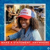 image:imageFunky Junque Premium Mesh Snapback Trucker Hat  Stylish Comfort for All  Patriotic Humor amp MoreI Pee in Pools WhiteRedBlue
