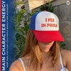 image:imageFunky Junque Premium Mesh Snapback Trucker Hat  Stylish Comfort for All  Patriotic Humor amp MoreI Pee in Pools WhiteRedBlue
