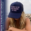 image:imageFunky Junque Premium Mesh Snapback Trucker Hat  Stylish Comfort for All  Patriotic Humor amp MoreIts Almost as Hot as My Husband Out Here  Navy