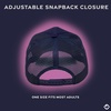 image:imageFunky Junque Premium Mesh Snapback Trucker Hat  Stylish Comfort for All  Patriotic Humor amp MoreIts Almost as Hot as My Husband Out Here  Navy