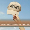 image:imageFunky Junque Premium Mesh Snapback Trucker Hat  Stylish Comfort for All  Patriotic Humor amp MoreLong Live Cowgirls Khaki