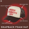 image:imageFunky Junque Premium Mesh Snapback Trucker Hat  Stylish Comfort for All  Patriotic Humor amp MoreMakin Cowboys Cry BeigeBrown