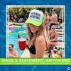 image:imageFunky Junque Premium Mesh Snapback Trucker Hat  Stylish Comfort for All  Patriotic Humor amp MoreMight Be Water Might Be Vodka WhiteNeon Lime