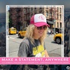 image:imageFunky Junque Premium Mesh Snapback Trucker Hat  Stylish Comfort for All  Patriotic Humor amp MorePink Pony Club  WhiteHot Pink