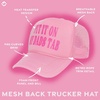 image:imageFunky Junque Premium Mesh Snapback Trucker Hat  Stylish Comfort for All  Patriotic Humor amp MorePut It on My Dads Tab Light Pink