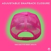 image:imageFunky Junque Premium Mesh Snapback Trucker Hat  Stylish Comfort for All  Patriotic Humor amp MoreSave Water Drink Margs Hot Pink