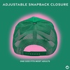 image:imageFunky Junque Premium Mesh Snapback Trucker Hat  Stylish Comfort for All  Patriotic Humor amp MoreSave Water Drink Margs Kelly Green