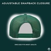 image:imageFunky Junque Premium Mesh Snapback Trucker Hat  Stylish Comfort for All  Patriotic Humor amp MoreSlow Morning Club WhiteForest Green