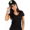 image:imageFunky Junque Premium Mesh Snapback Trucker Hat  Stylish Comfort for All  Patriotic Humor amp MoreSmiley Face  BlackYellow