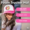 image:imageFunky Junque Premium Mesh Snapback Trucker Hat  Stylish Comfort for All  Patriotic Humor amp MoreSmiley Lightning Bolt  Hot PinkWhite