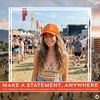image:imageFunky Junque Premium Mesh Snapback Trucker Hat  Stylish Comfort for All  Patriotic Humor amp MoreSpritz Please  Orange