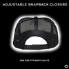 image:imageFunky Junque Premium Mesh Snapback Trucker Hat  Stylish Comfort for All  Patriotic Humor amp MoreStay Trashy  BlackWhite