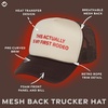 image:imageFunky Junque Premium Mesh Snapback Trucker Hat  Stylish Comfort for All  Patriotic Humor amp MoreThis Actually is My First Rodeo BeigeBrown