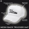 image:imageFunky Junque Premium Mesh Snapback Trucker Hat  Stylish Comfort for All  Patriotic Humor amp MoreTitties  White