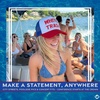 image:imageFunky Junque Premium Mesh Snapback Trucker Hat  Stylish Comfort for All  Patriotic Humor amp MoreWhite Trash RedWhiteBlue