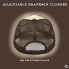 image:imageFunky Junque Premium Mesh Snapback Trucker Hat  Stylish Comfort for All  Patriotic Humor amp MoreYeehaw  Brown