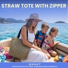 image:imageFunky Junque Stylish Straw Beach Tote Bag for Women  Summer Travel Shoulder Bag  Beach Quotes Cattle Bags Smiley FacesBlackToast