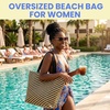 image:imageFunky Junque Stylish Straw Beach Tote Bag for Women  Summer Travel Shoulder Bag  Beach Quotes Cattle Bags Smiley FacesBlackToast