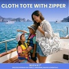 image:imageFunky Junque Stylish Straw Beach Tote Bag for Women  Summer Travel Shoulder Bag  Beach Quotes Cattle Bags Smiley FacesSmiley Face  White