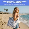 image:imageFunky Junque Stylish Straw Beach Tote Bag for Women  Summer Travel Shoulder Bag  Beach Quotes Cattle Bags Smiley FacesSmiley Face  White