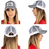 image:imageFunky Junque Trucker Hats for Men amp Women  Unisex Dad Hat Mesh Baseball Cap Distressed Vintage PatchDog Mom  Grey
