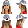 image:imageFunky Junque Trucker Hats for Men amp Women  Unisex Dad Hat Mesh Baseball Cap Distressed Vintage PatchHappy Camping  Grey