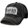 image:imageFunky Junque Trucker Hats for Men amp Women  Unisex Dad Hat Mesh Baseball Cap Distressed Vintage PatchWild  Black