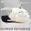 image:imageFunky Junque Trucker Snapback HatBaseball Mom  BlackBeige