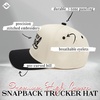 image:imageFunky Junque Trucker Snapback HatBoy Dad  BlackBeige