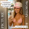 image:imageFunky Junque Trucker Snapback HatBride  BeigeLight Pink