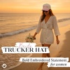 image:imageFunky Junque Trucker Snapback HatBride  BeigeLight Pink