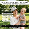 image:imageFunky Junque Trucker Snapback HatCool Moms Love Jesus  Gingham Black  WhiteBeige