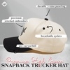 image:imageFunky Junque Trucker Snapback HatDad Gang  BlackBeige