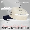 image:imageFunky Junque Trucker Snapback HatFather Upside Down  NavyBeige