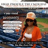 image:imageFunky Junque Trucker Snapback HatGame Day  OrangeBeige