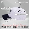 image:imageFunky Junque Trucker Snapback HatGirl Dad  NavyWhite