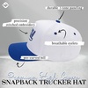 image:imageFunky Junque Trucker Snapback HatGirl Dad  WhiteRoyal Blue