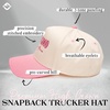 image:imageFunky Junque Trucker Snapback HatGod is Good All the Time  PinkBeige