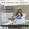 image:imageFunky Junque Trucker Snapback HatMichigan Upside Down  NavyBeige