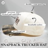 image:imageFunky Junque Trucker Snapback HatMidnight Cowboy Club  Wood CamoBeige