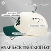image:imageFunky Junque Trucker Snapback HatPhilly Cursive  GreenBeige